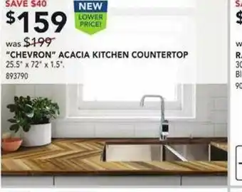 Lowe's Acacia Kitchen Countertop offer