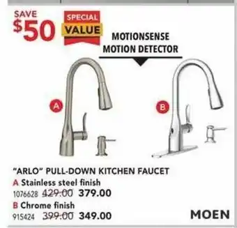 Lowe's Pull-Down Kitchen Faucet offer