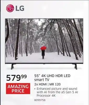The Source Lg 55" 4k uhd hdr led smart tv offer