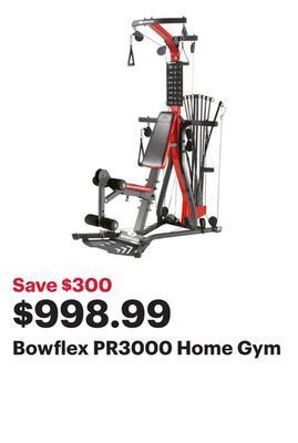 Best Buy Bowflex pr3000 home gym offer
