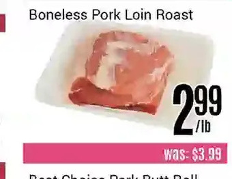 Nations Fresh Foods Boneless pork loin roast offer