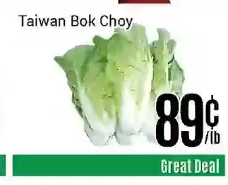 Nations Fresh Foods Taiwan bok choy offer