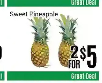 Nations Fresh Foods Sweet pineapple offer