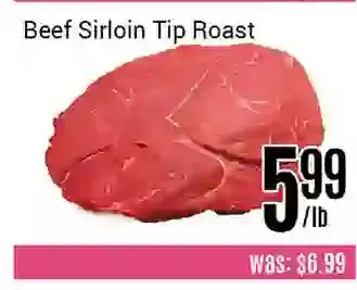 Nations Fresh Foods Beef sirloin tip roast offer