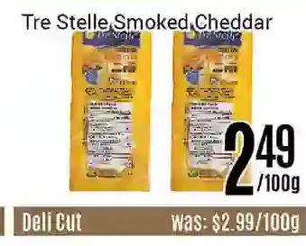 Nations Fresh Foods Tre stelle smoked cheddar offer