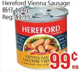 Hong Tai Supermarket Hereford vienna sausage offer