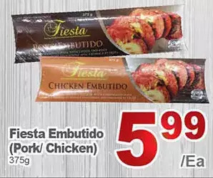 T&T Supermarket Fiesta embutido offer