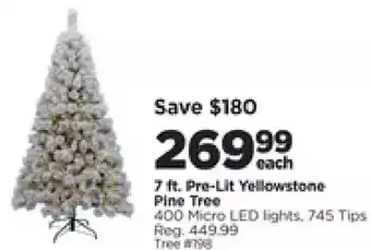 Michaels Yellowstone pine tree offer