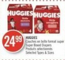 Pharmaprix Huggies offer