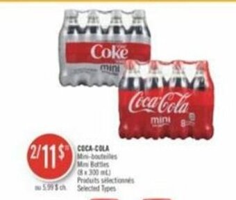 Pharmaprix Coca - Cola Mini Bottles offer