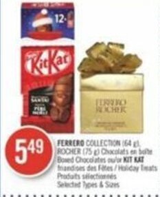 Pharmaprix Ferrero Collection Rocher / Kitkat offer