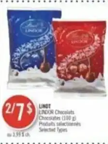 Pharmaprix Lindt Lindor Chocolats offer