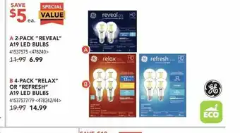 RONA Relax Or Refresh A19 Led Bulbs offer