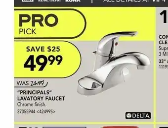 RONA Principals Lavoratory Faucet offer