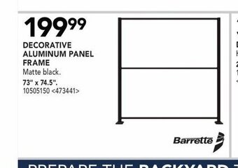 RONA Decorative Aluminum Panel Frame offer