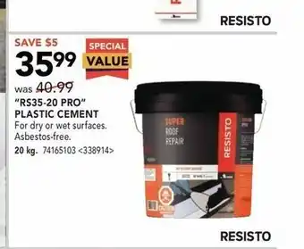 RONA RS35-20 Pro Plastic Cement offer
