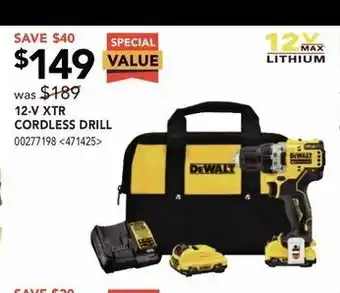 RONA 12-V XTR Cordless Drill offer