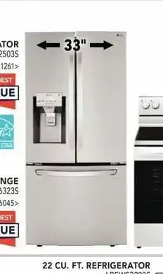 RONA 25 CU. FT. Refrigerator LRFXS2503S offer