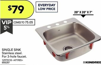 RONA Single Sink offer