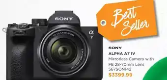 Henry's Sony alpha a7 iv mirrorless camera with fe 28-70mm lens offer