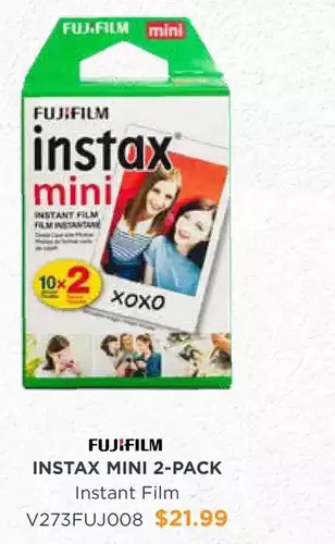 Henry's Fujifilm instax mini 2-pack instant film offer