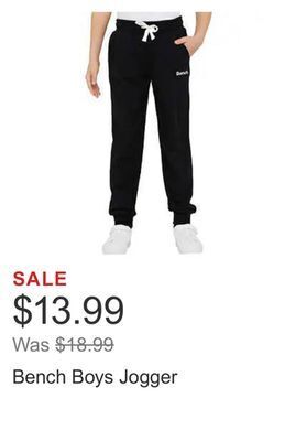 Costco Bench boys jogger offer