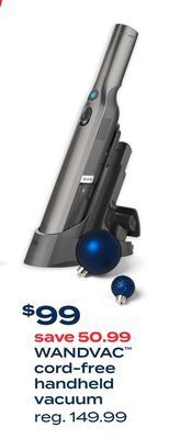 Bed Bath & Beyond Shark wandvac™ cord-free handheld vacuum offer