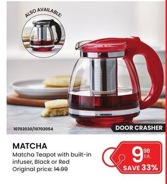 Stokes Matcha matcha teapot with built-in infuser offer