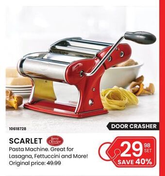 Stokes Scarlet pasta machine offer
