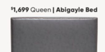 Sleep Country Abigayle bed offer