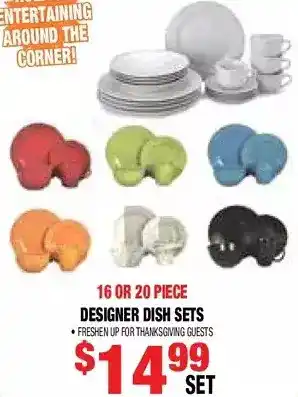 Len's Mill Stores Designer dish sets offer