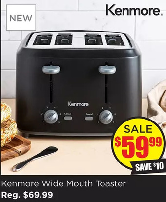 Kitchen Stuff Plus Kenmore wide mouth toaster offer
