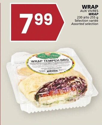 Rachelle-Bery Grocery Aux Vivres - Wrap offer