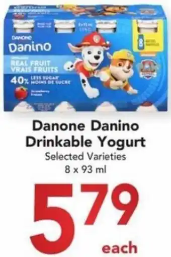 Buy-Low Foods Danone Danino Drinkable Yogurt 8 x 93 ml offer