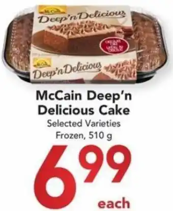 Buy-Low Foods McCain Deep'n Delicious Cake 510g offer