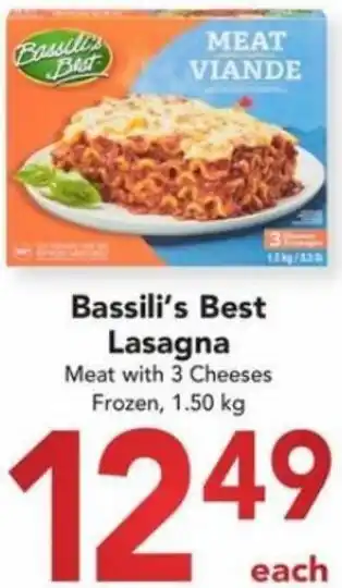 Buy-Low Foods Bassili's Best Lasagna offer