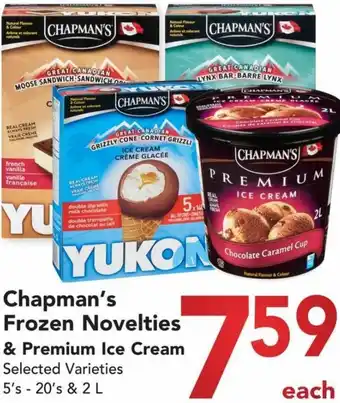 Buy-Low Foods Chapman's Frozen Novelties & Premium Ice Cream offer
