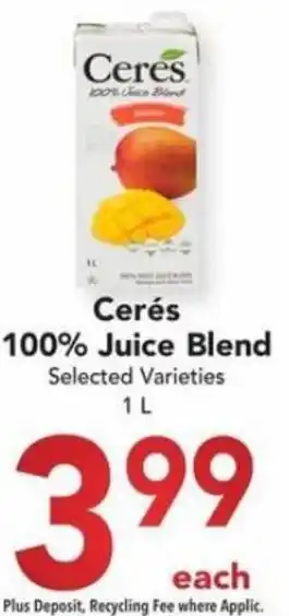Buy-Low Foods Cerés 100% Juice Blend 1 L offer