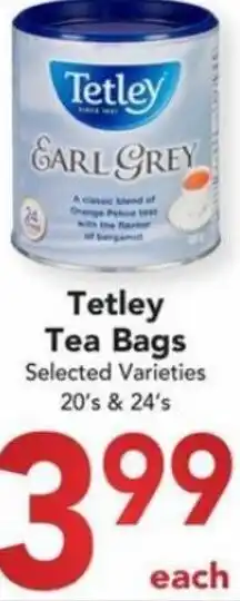 Buy-Low Foods Tetley Tea Bags 20's & 24s' offer