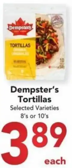 Buy-Low Foods Dempster's Tortillas offer