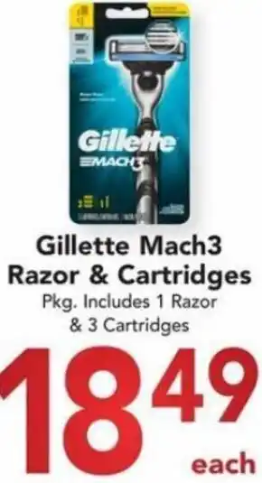 Buy-Low Foods Gillette Mach3 Razor & Cartridges offer