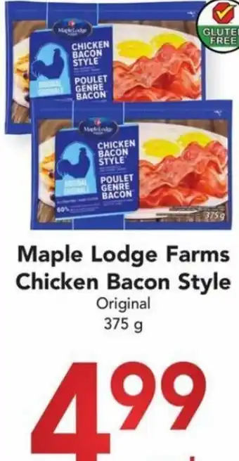 Buy-Low Foods Maple Lodge Farms Chicken Bacon Style 375 g offer