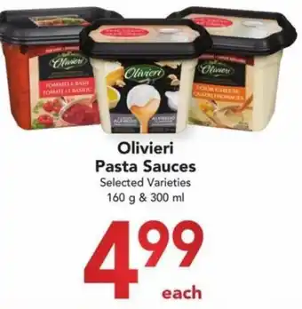 Buy-Low Foods Olivieri Pasta Sauces 160 g & 300 ml offer