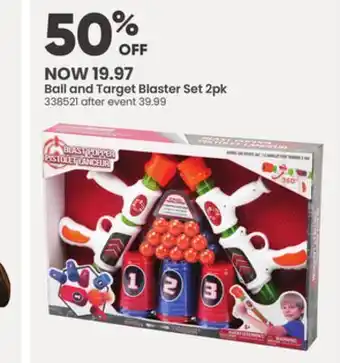 Toys R us Ball and target blaster set 2pk offer