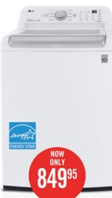 The Brick Lg 5.8 cu. ft. top-load washer with turbo drum™ - wt7150cw offer