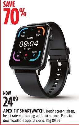 Canadian Tire Apex fit smartwatch offer