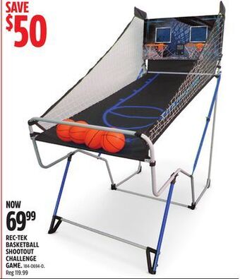 Canadian Tire Rec-tek basketball shootout challenge game offer