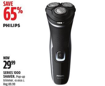 Canadian Tire Philips series 1000 shaver offer