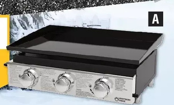 Princess Auto Northern ridge 3-burner tabletop gas griddle offer
