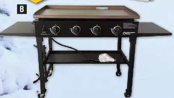 Princess Auto Northern ridge 4-burner gas griddle offer